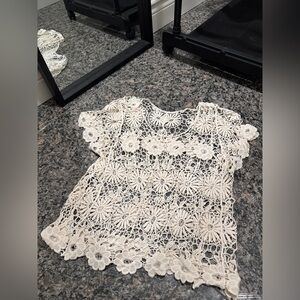 Sheer Mesh Cover-Up / Swim Cover-Up